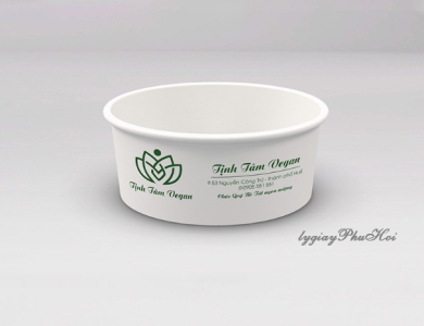 Tô giấy trắng 500ml thấp
